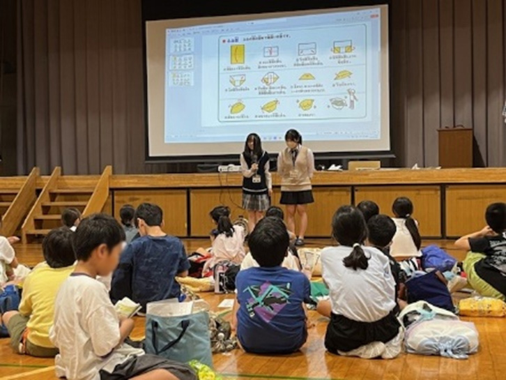 都立小石川中等教育学校での講演の様子